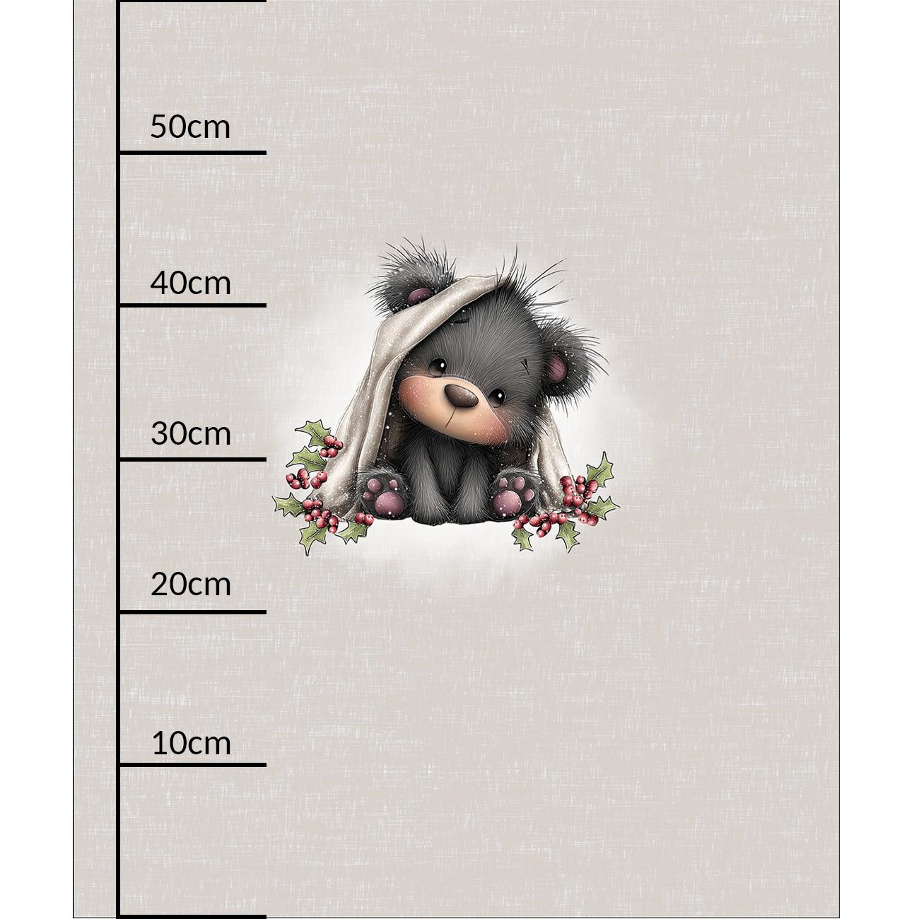 WINTER ANIMALS wz.8 - panel (60cm x 50cm) SINGLE JERSEY