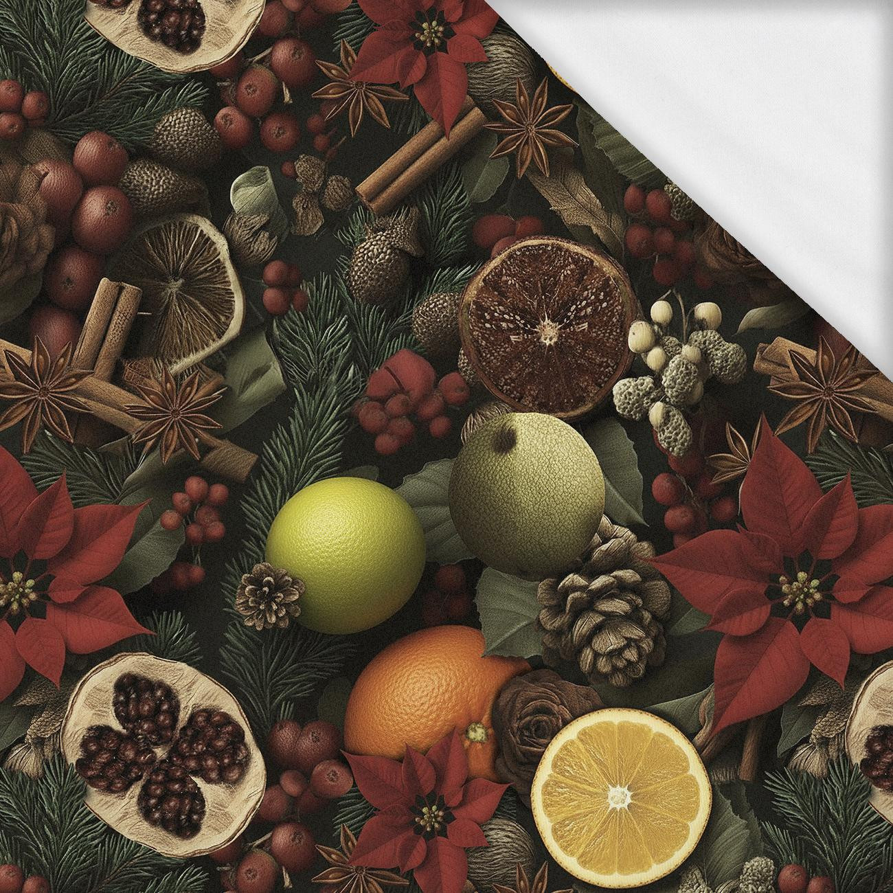 WINTER FLOWERS WZ.19- single jersey z elastanem ITY