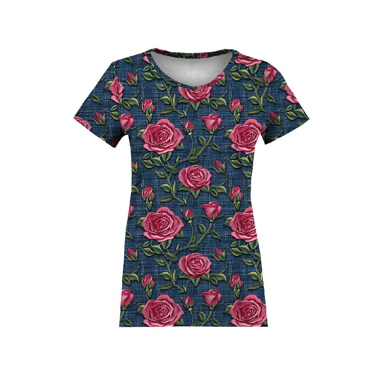 FLOWERS 3D WZ. 10 - tkanina wodoodporna