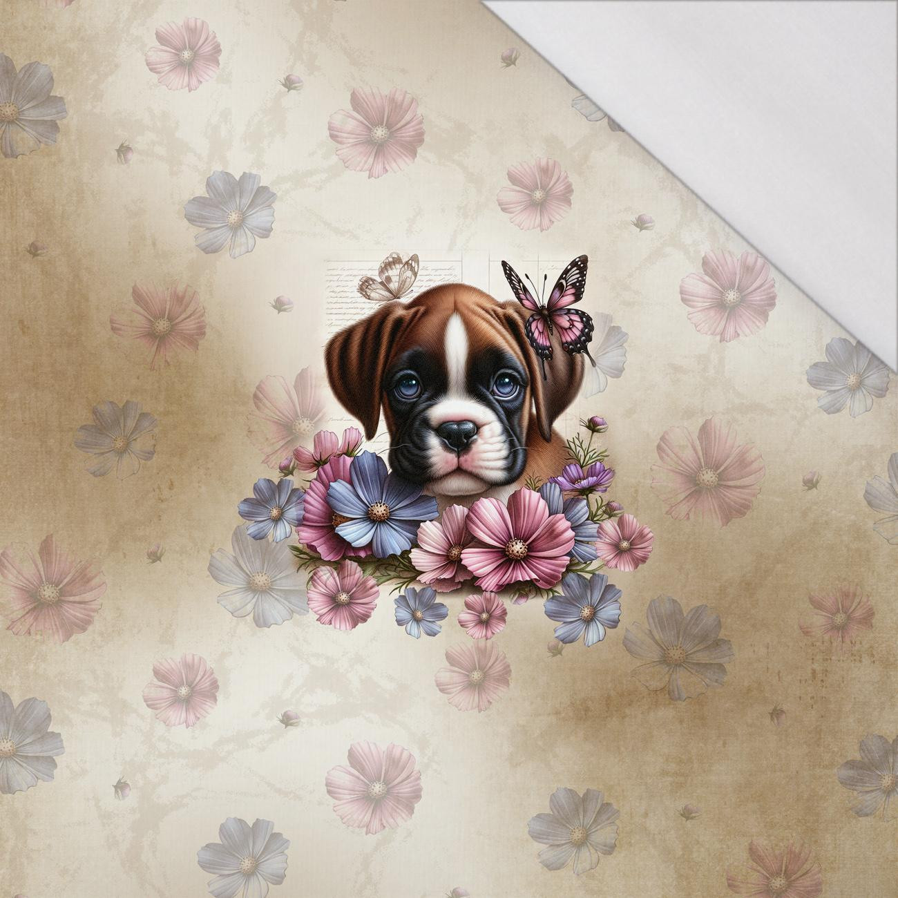 ANIMALS CUTE wz.16 - panel (60cm x 50cm) SINGLE JERSEY
