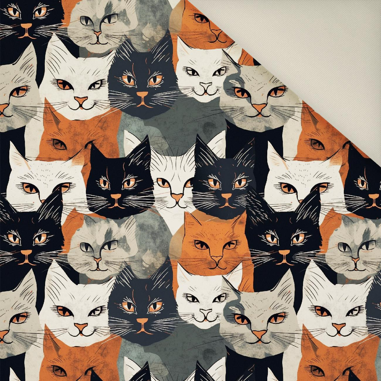 ANIMALS WZ.4- Welur tapicerski