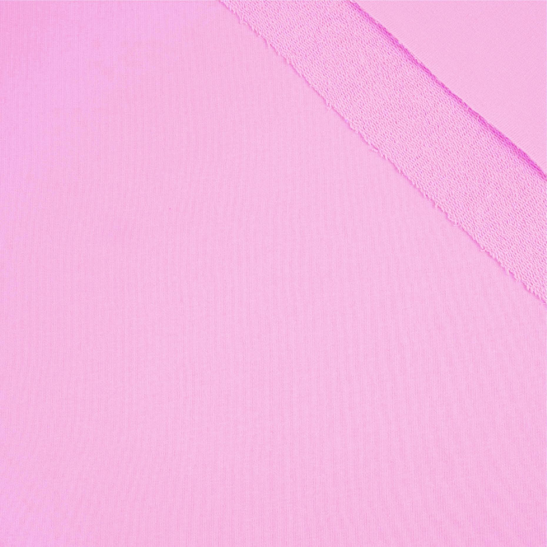 D177- BARBIE PINK - gruba dzianina pętelkowa (P290)