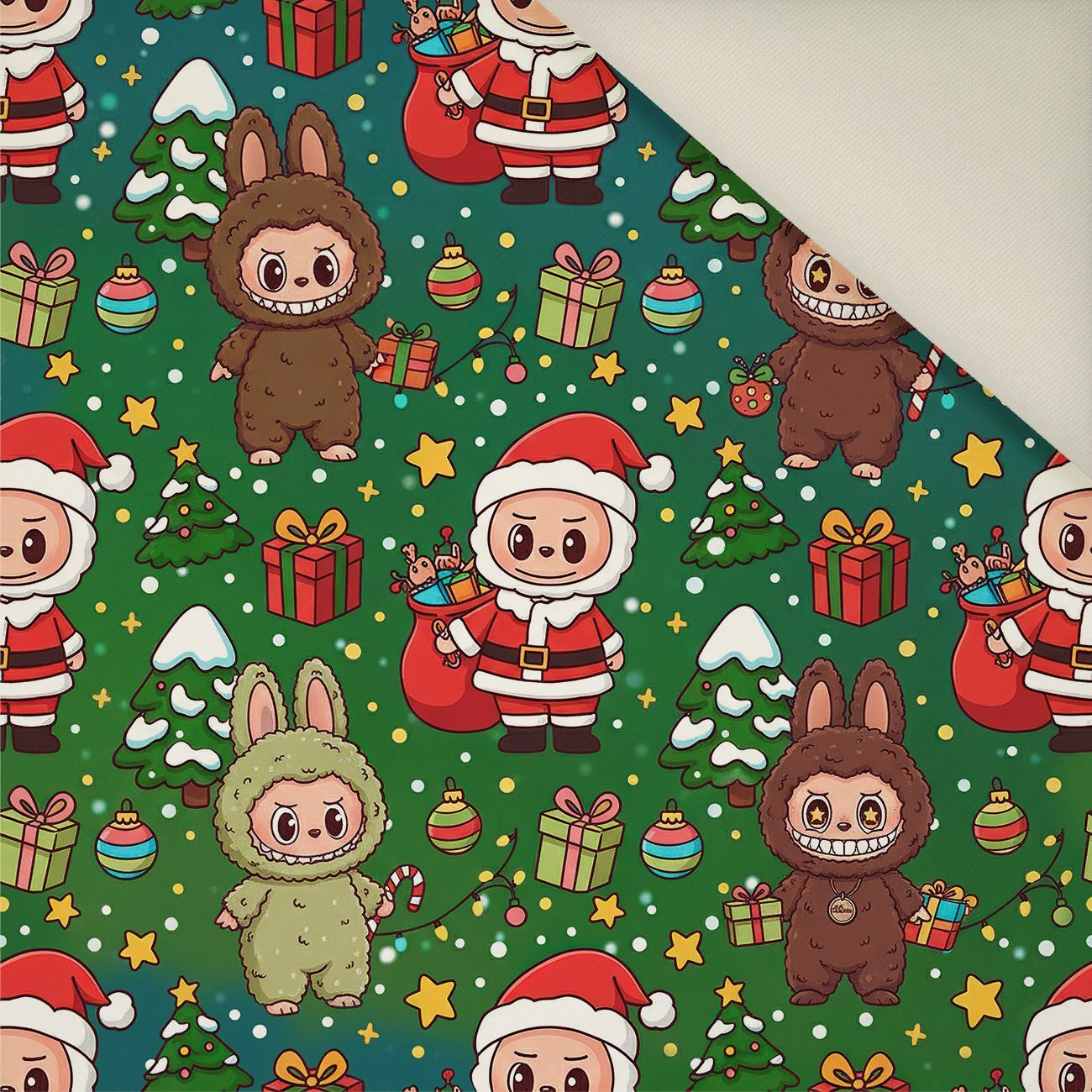 Creepy Cute Christmas WZ.1- Welur tapicerski