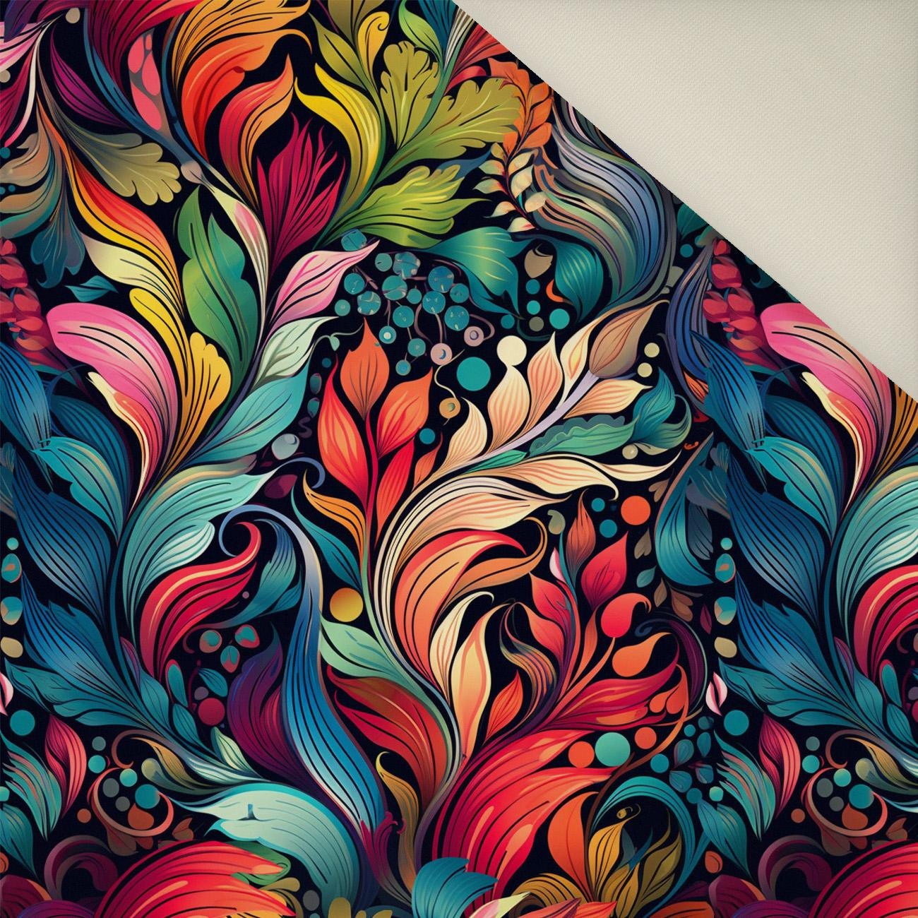 COLORFUL LEAVES wz. 5- Welur tapicerski