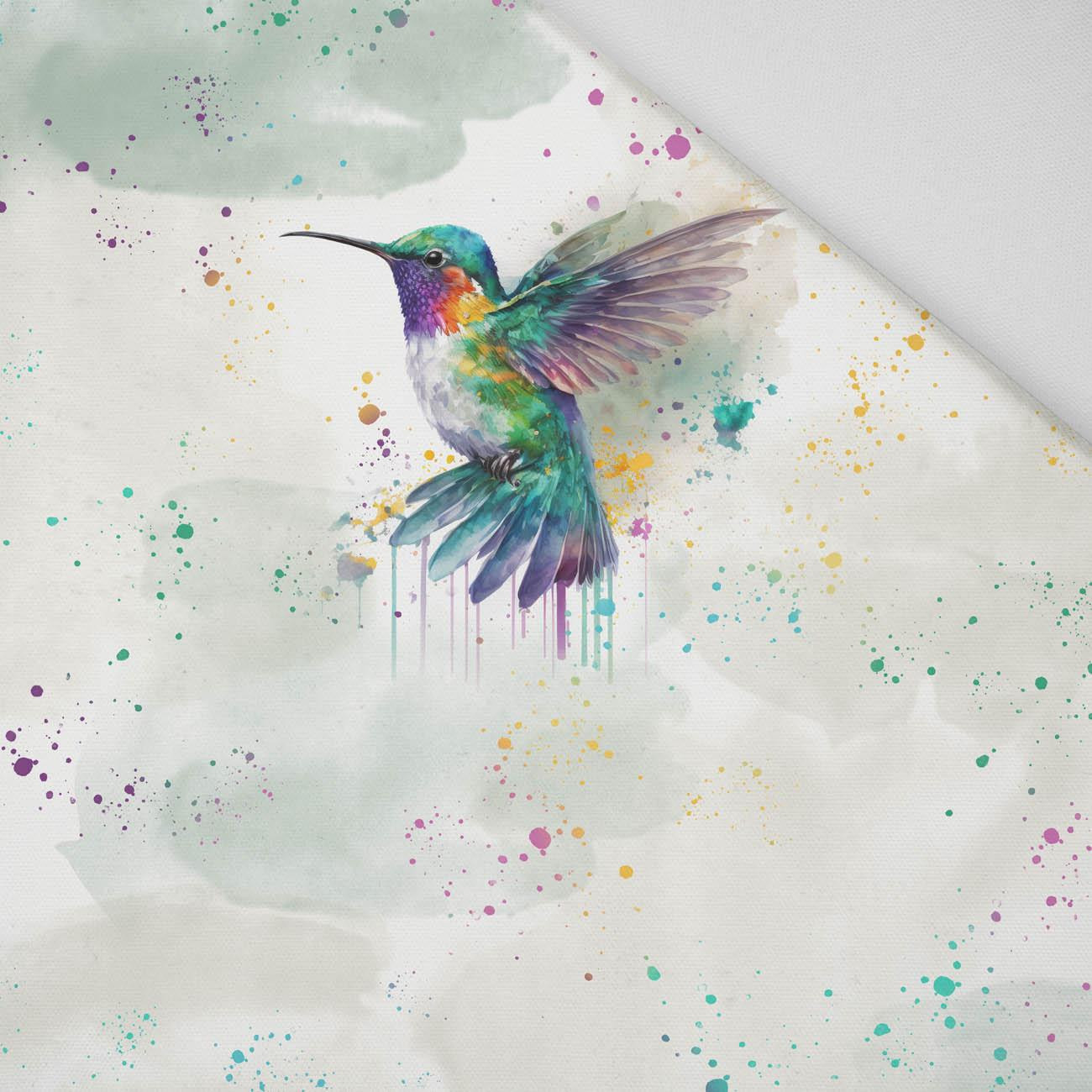 WATERCOLOR HUMMINGBIRD - PANEL (60cm x 50cm) Panama 220g