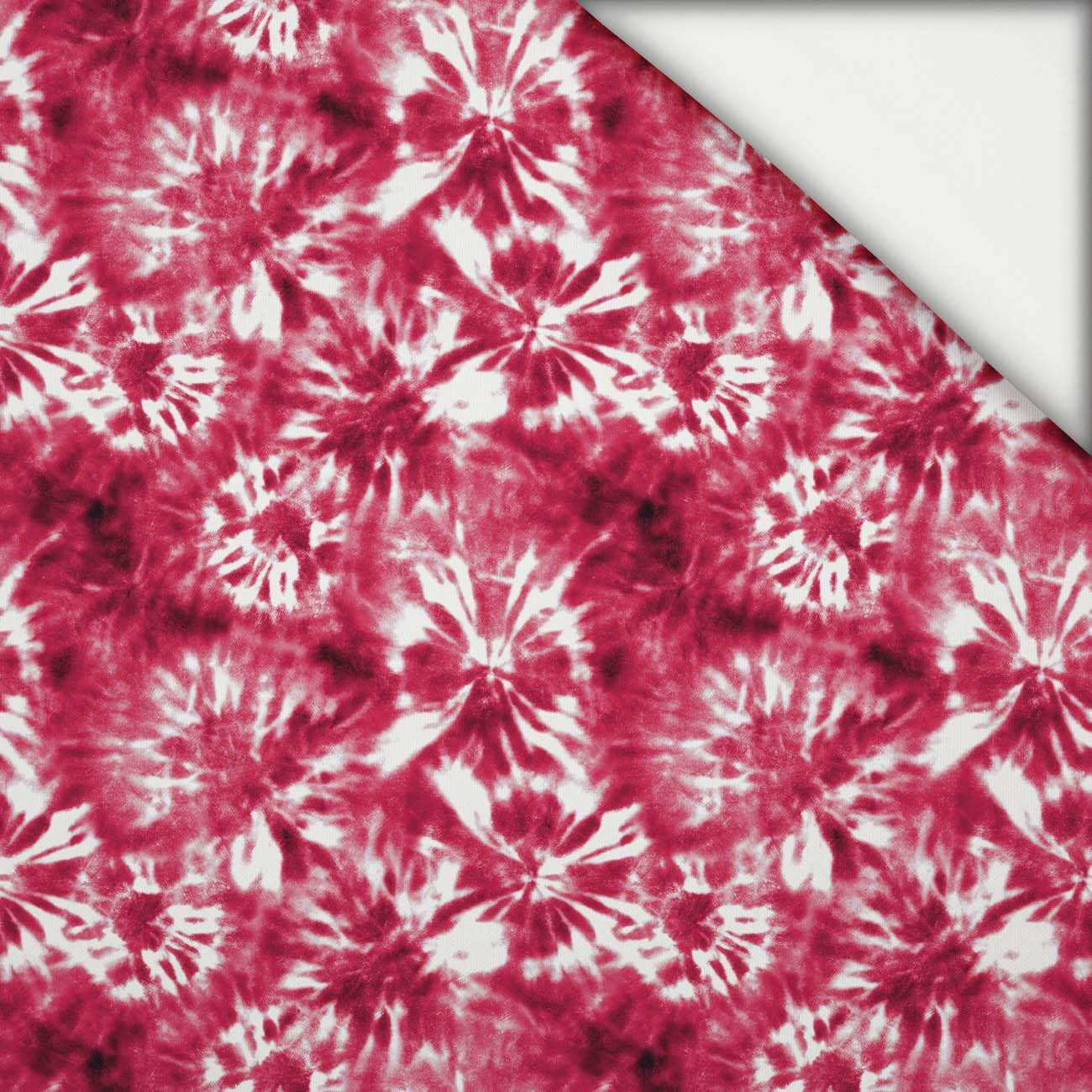 BATIK wz. 1 / viva magenta - lekka dzianina drapana