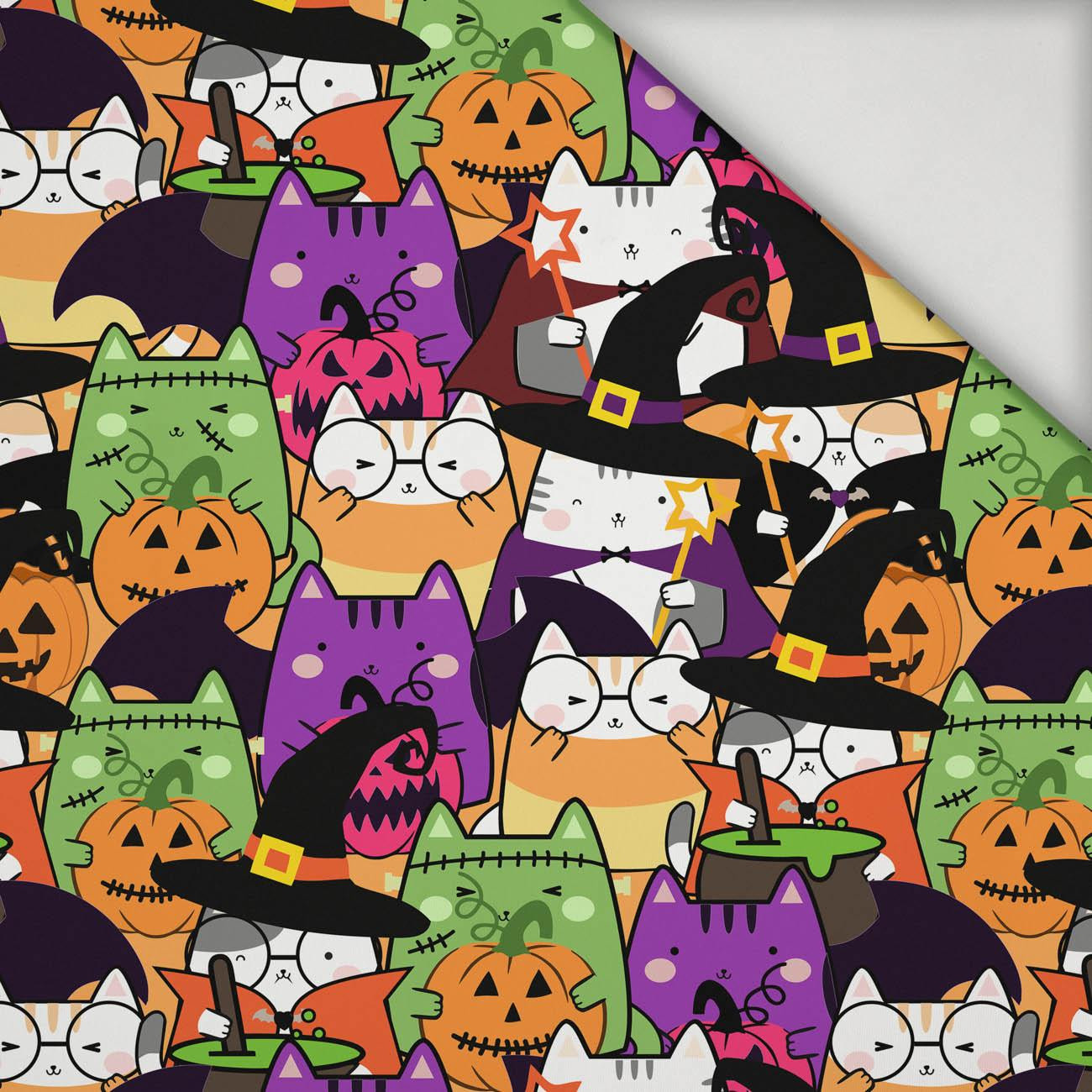 HALLOWEEN CATS WZ. 2 - lycra 300g