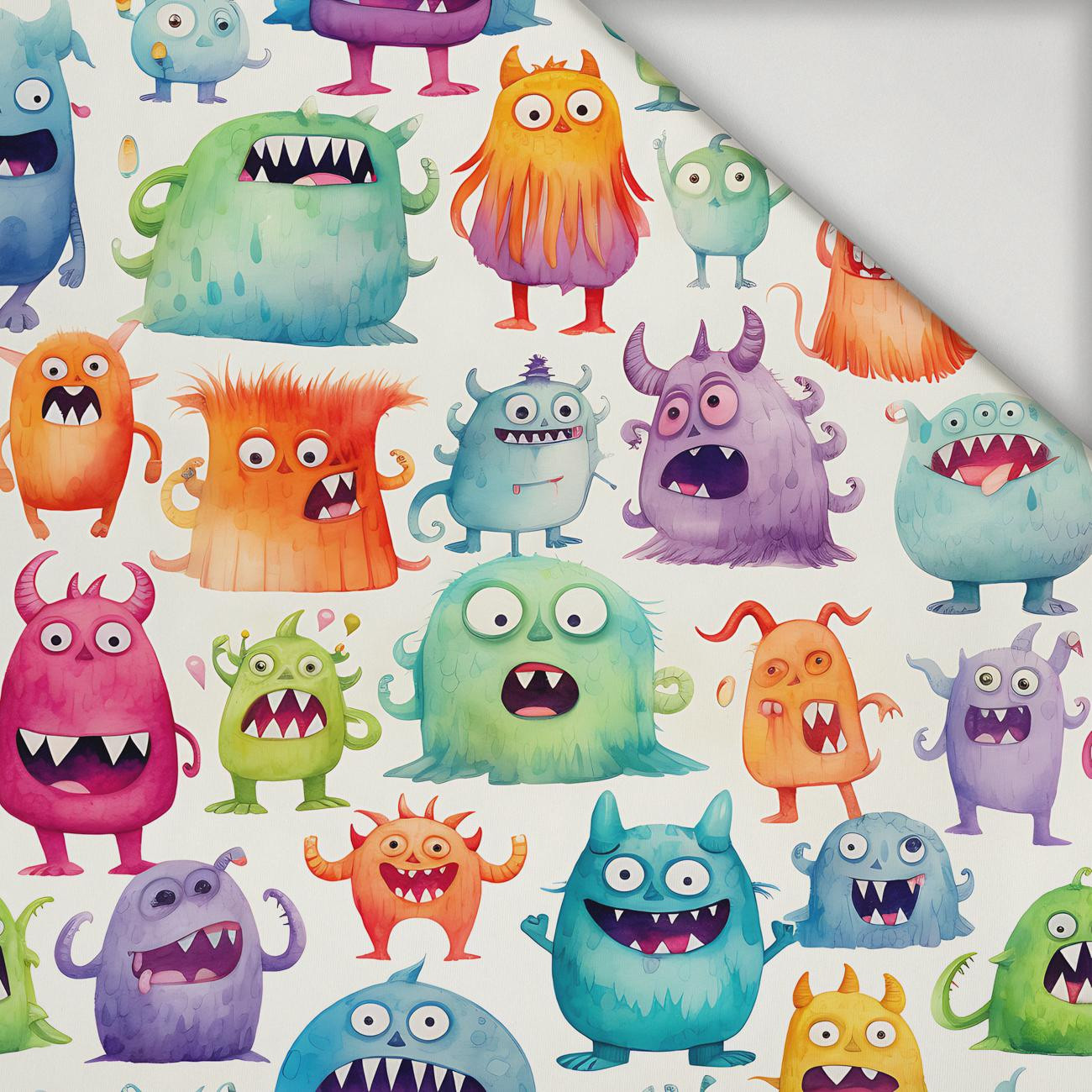 FUNNY MONSTERS WZ. 1 - lycra 300g