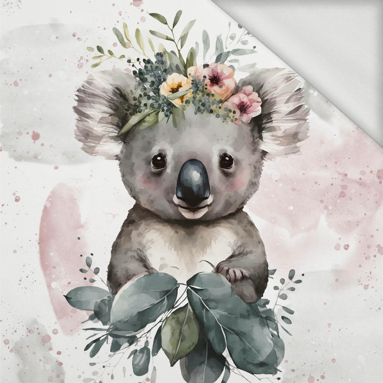 BABY KOALA - panel (60cm x 50cm) dzianina pętelkowa