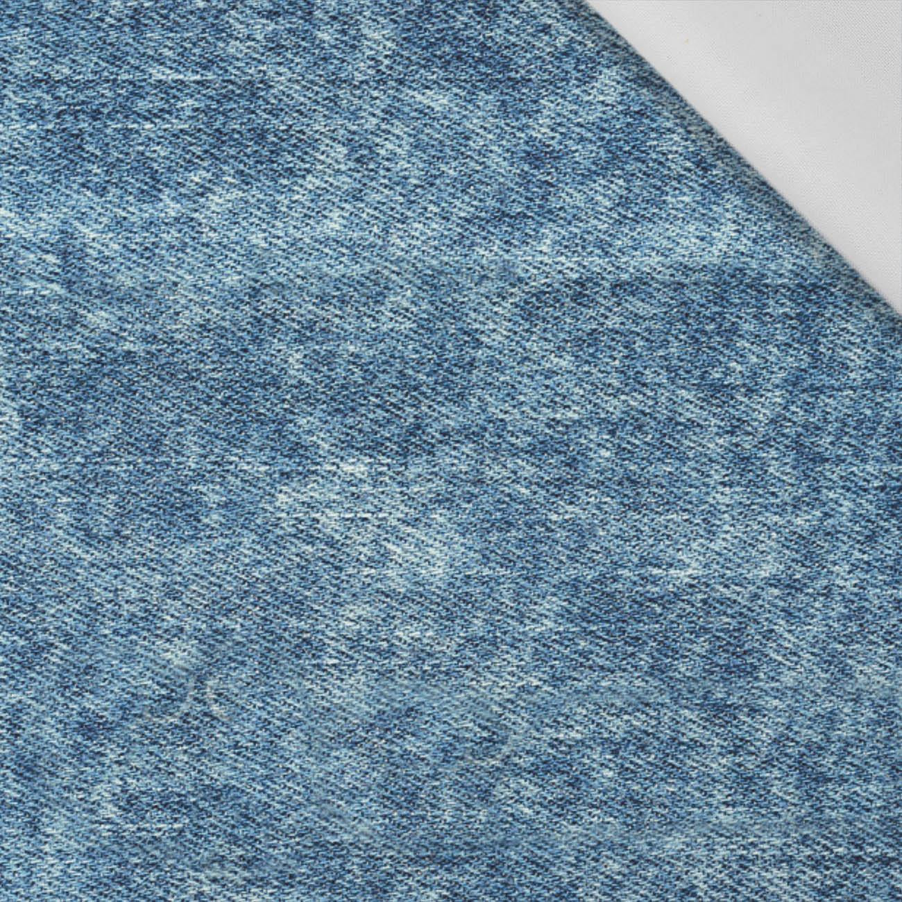 PRZECIERANY JEANS (Atlantic Blue) - tkanina bawełniana
