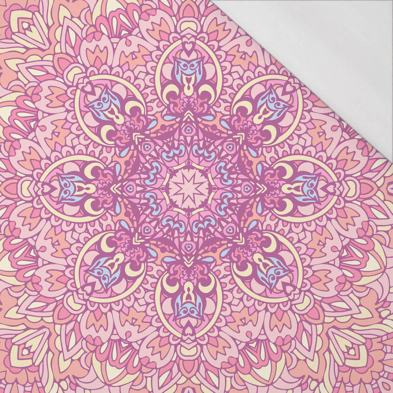 95cm KOLOROWA MANDALA wz. 2 - single jersey z elastanem 