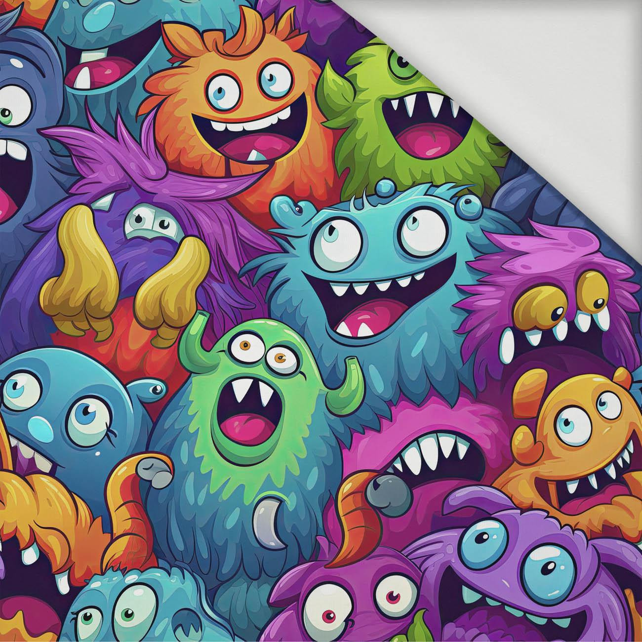 CRAZY MONSTERS WZ. 2 - Jersey wiskozowy