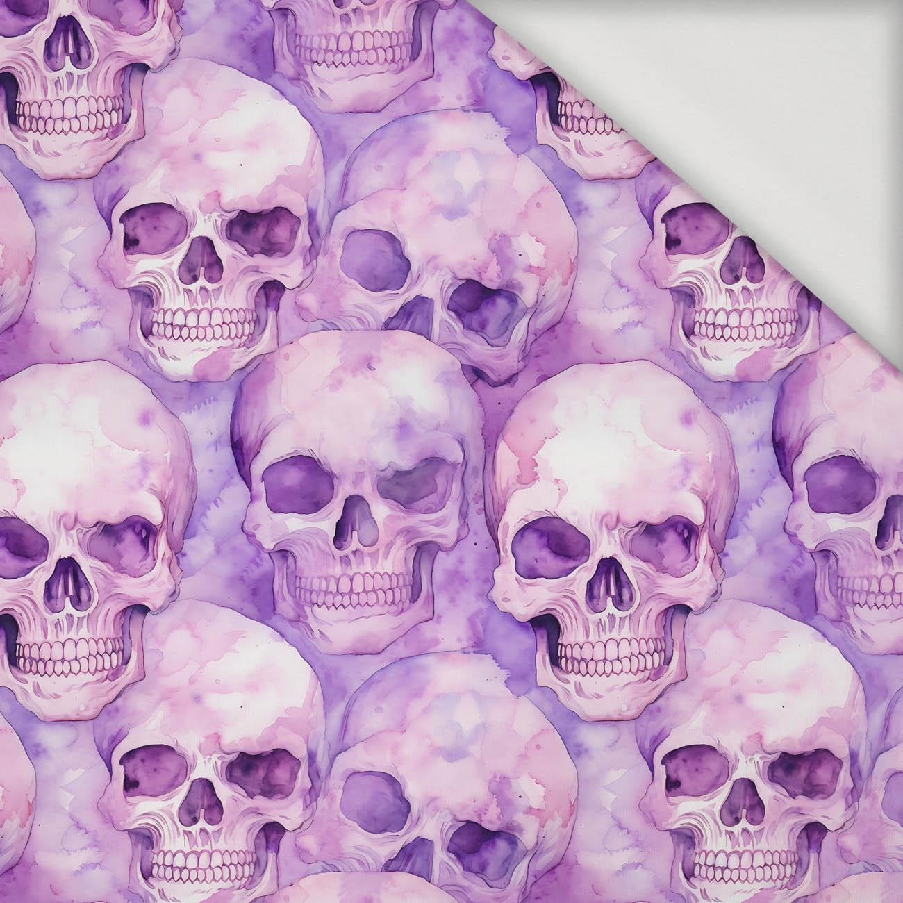 PASTEL SKULL - Jersey wiskozowy