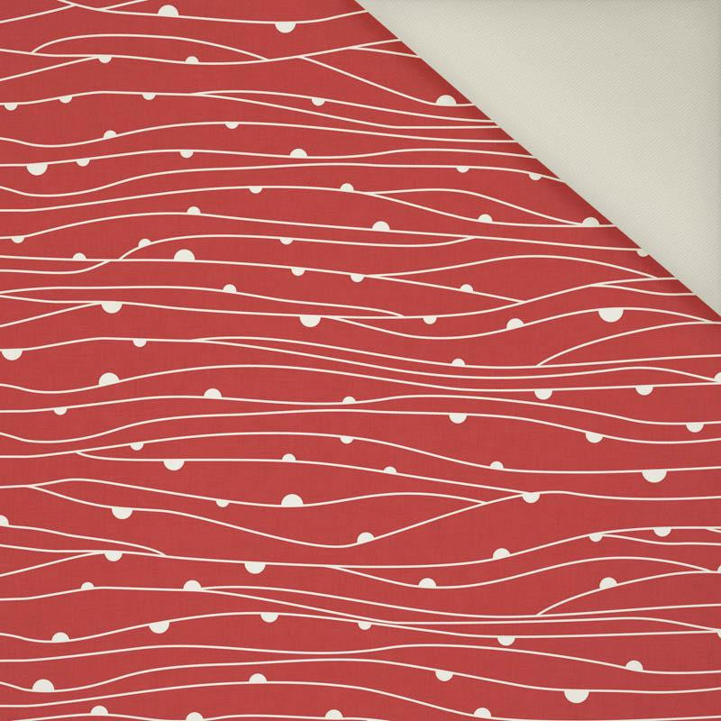 WALENTYNKOWA ROSA / czerwony (WALENTYNKOWY MIX)- Welur tapicerski