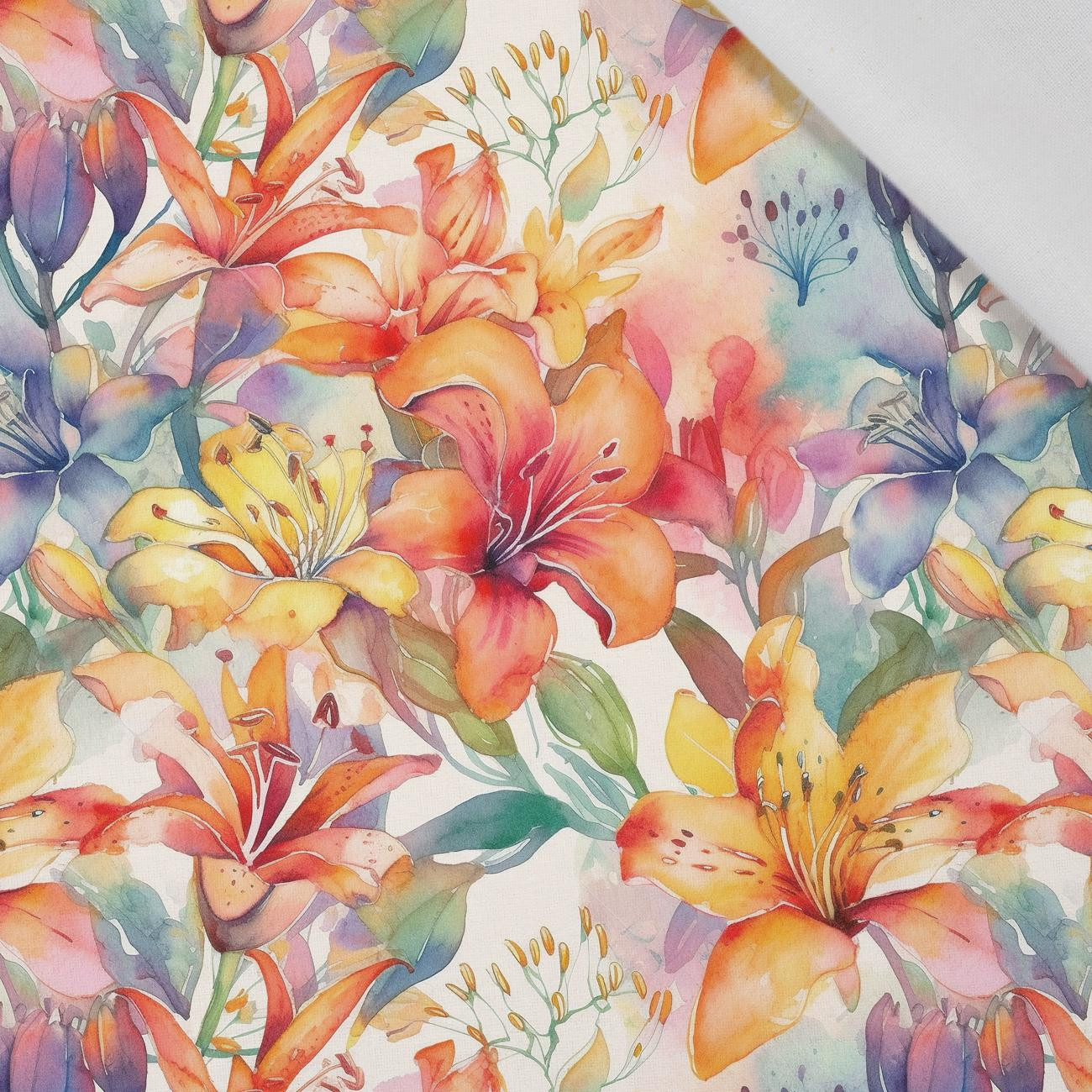 FLOWERS WZ.37 - tkanina szybkoschnąca