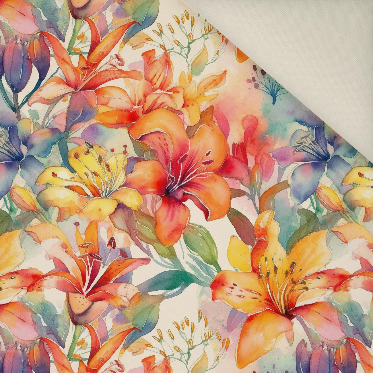 FLOWERS WZ.37- Welur tapicerski