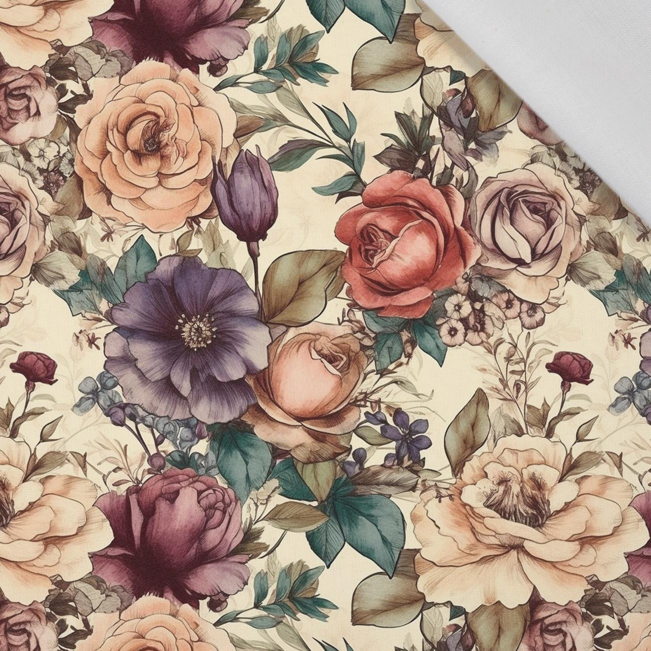 FLOWERS WZ.39 - Muślin bawełniany