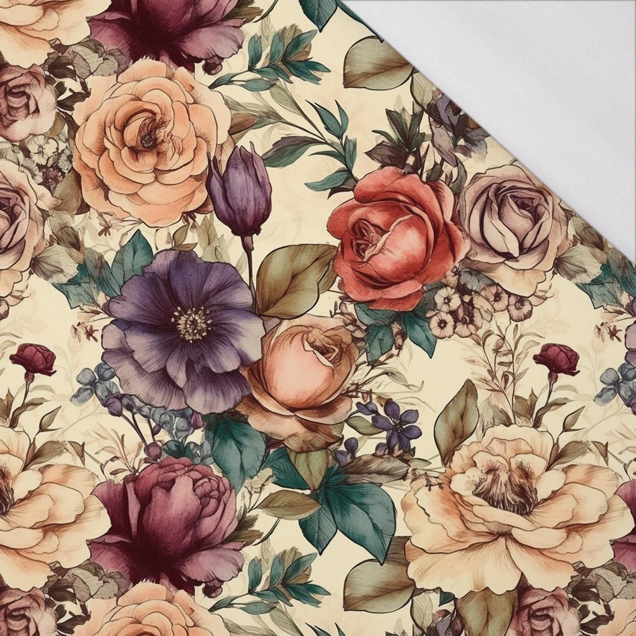 FLOWERS WZ.39 - Jersey wiskozowy