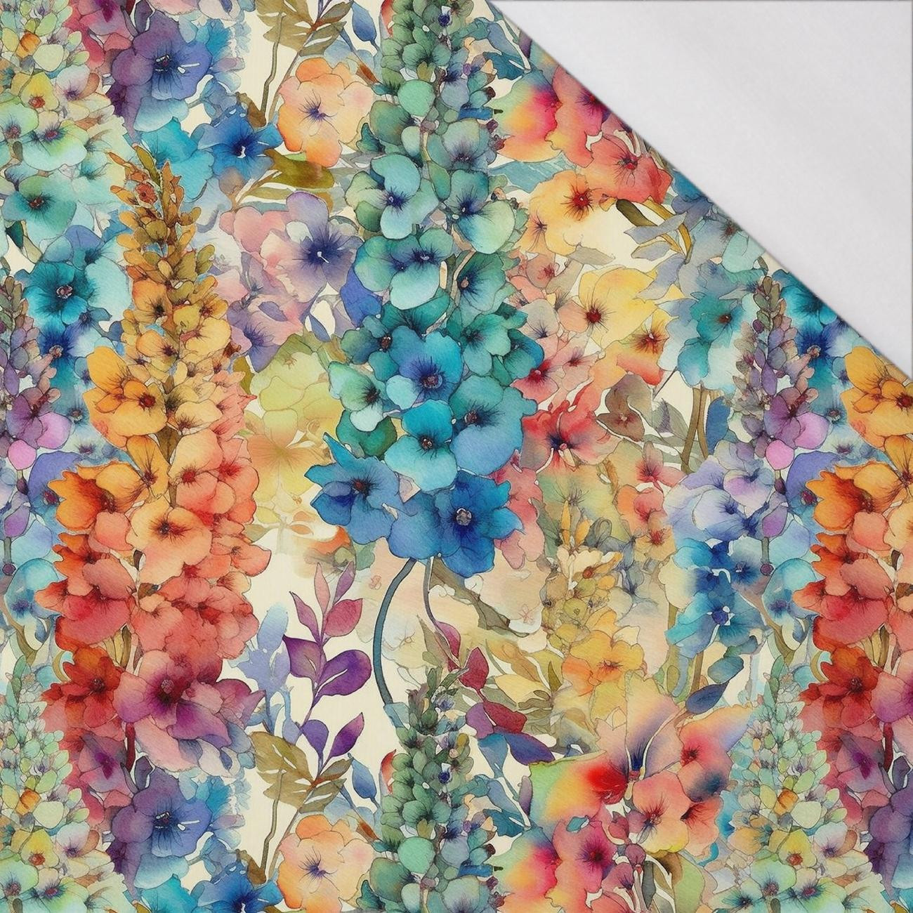 FLOWERS WZ.40 - Jersey wiskozowy