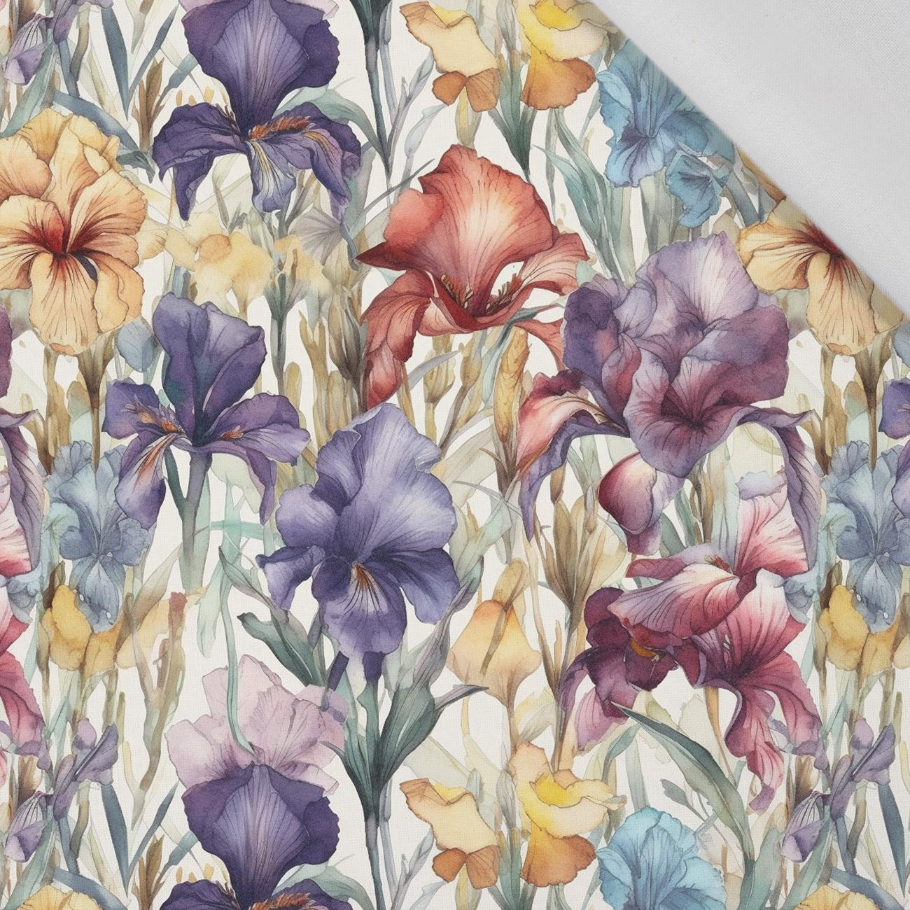 FLOWERS WZ.42 - tkanina wiskozowa