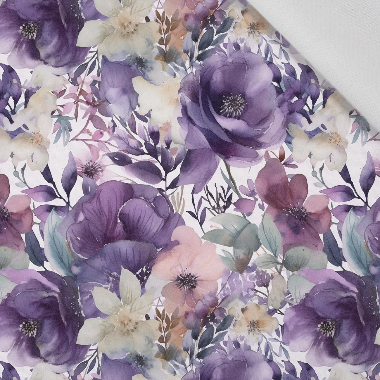 FLOWERS WZ.51 - tkanina wiskozowa