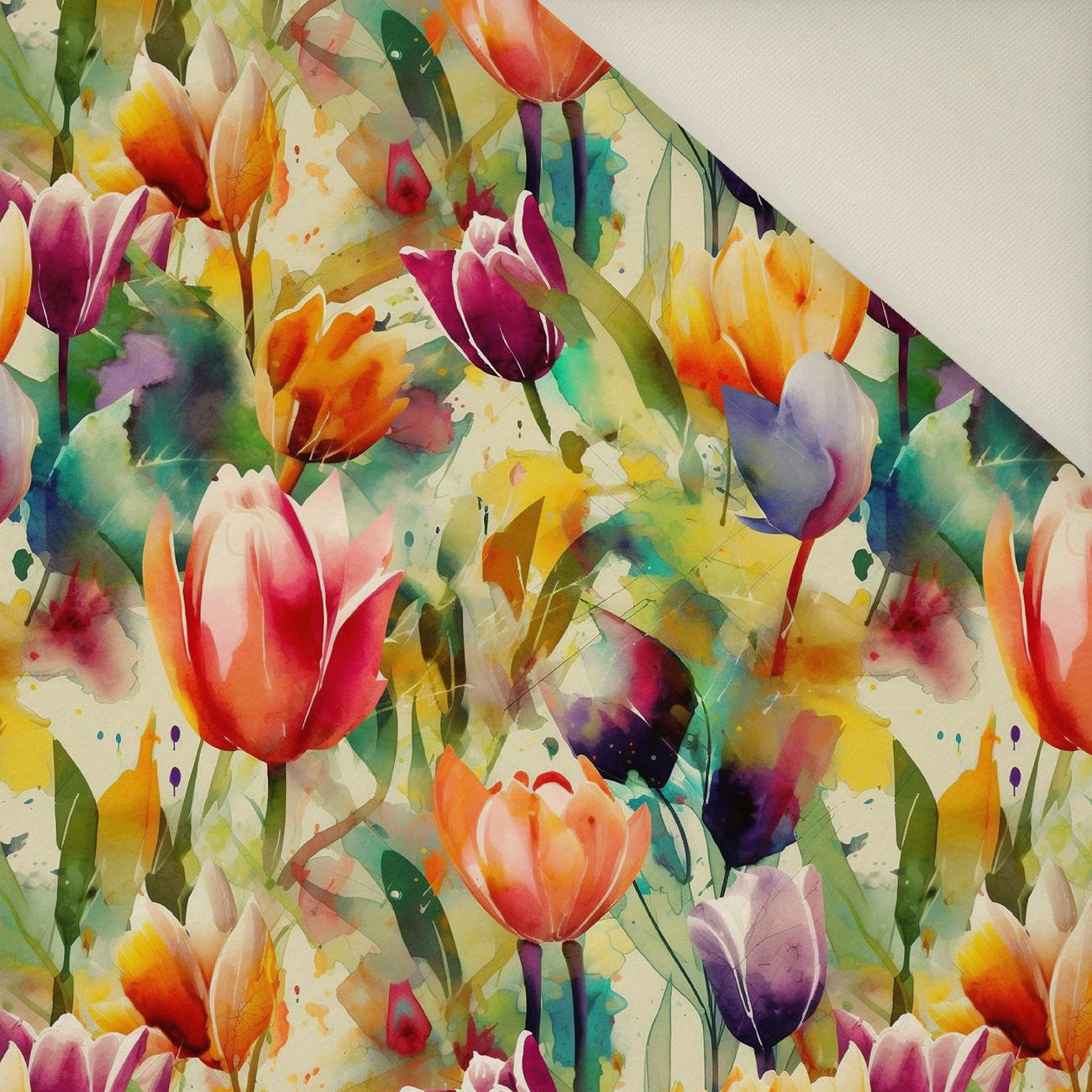 FLOWERS WZ.55- Welur tapicerski