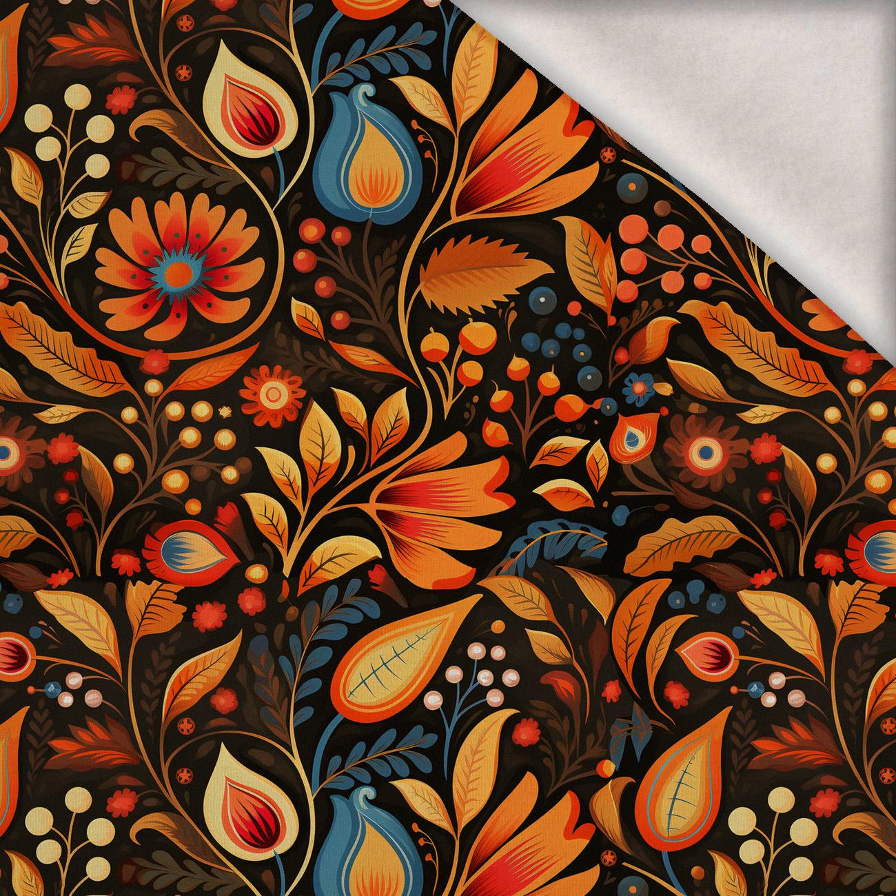 Folk Art wz.11 - dzianina drapana z elastanem ITY Folk Art wz.11 - dzianina drapana z elastanem ITY