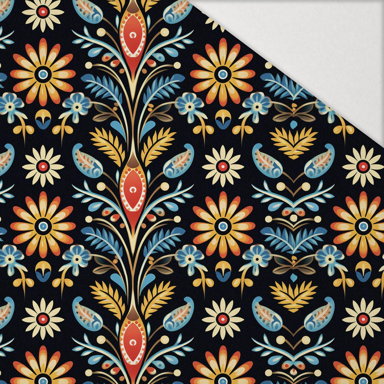Folk Art wz.23 - Hydrofobowa dzianina drapana 