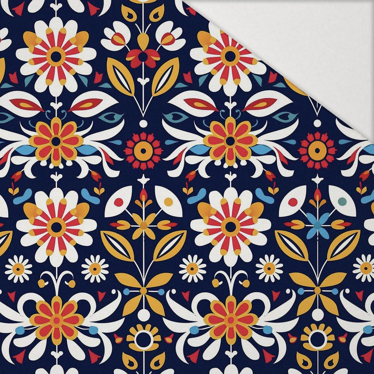 Folk Art wz.3 - Hydrofobowa dzianina drapana 