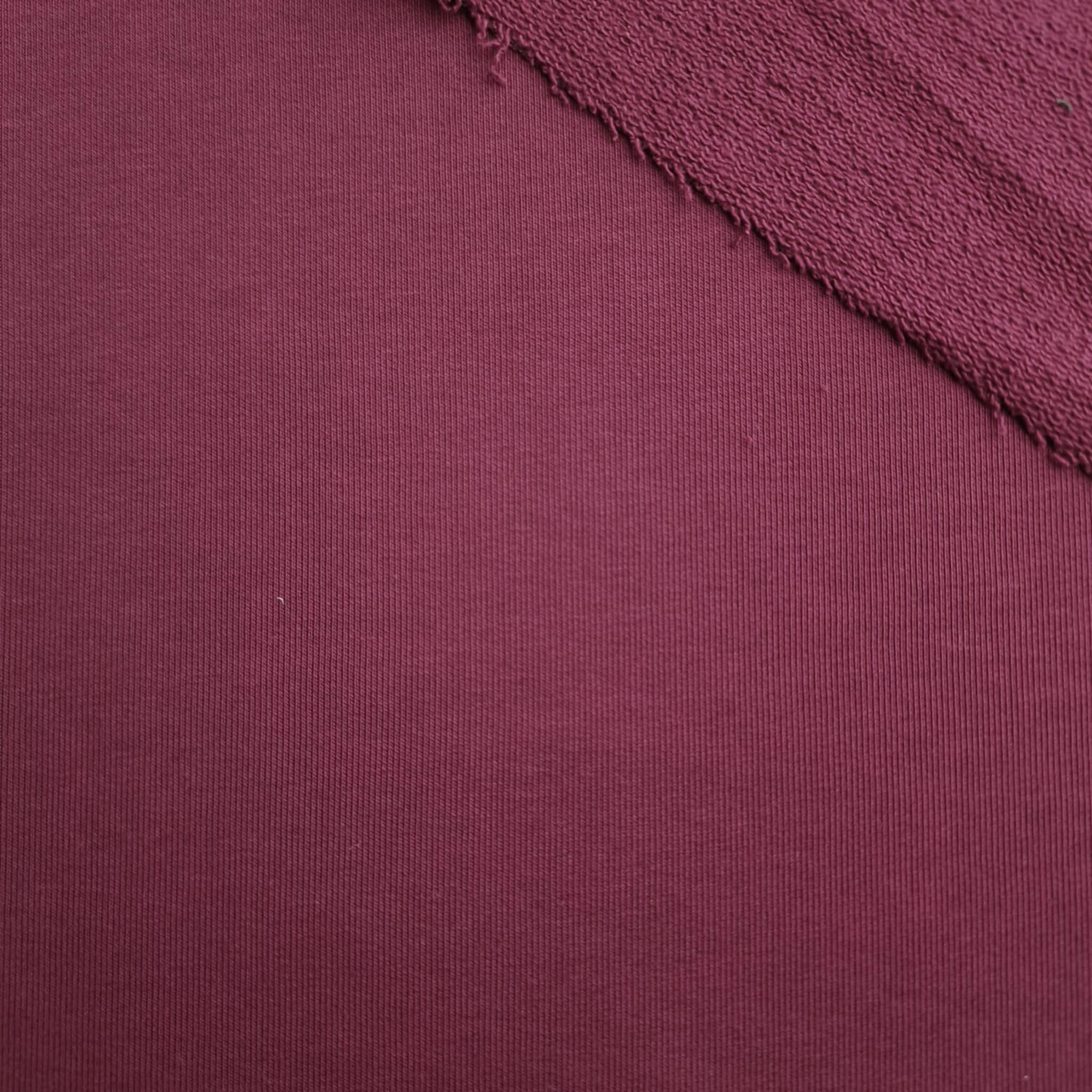 Gruba dzianina pętelkowa (P290) - BAKŁAŻAN ( D-215 ) 