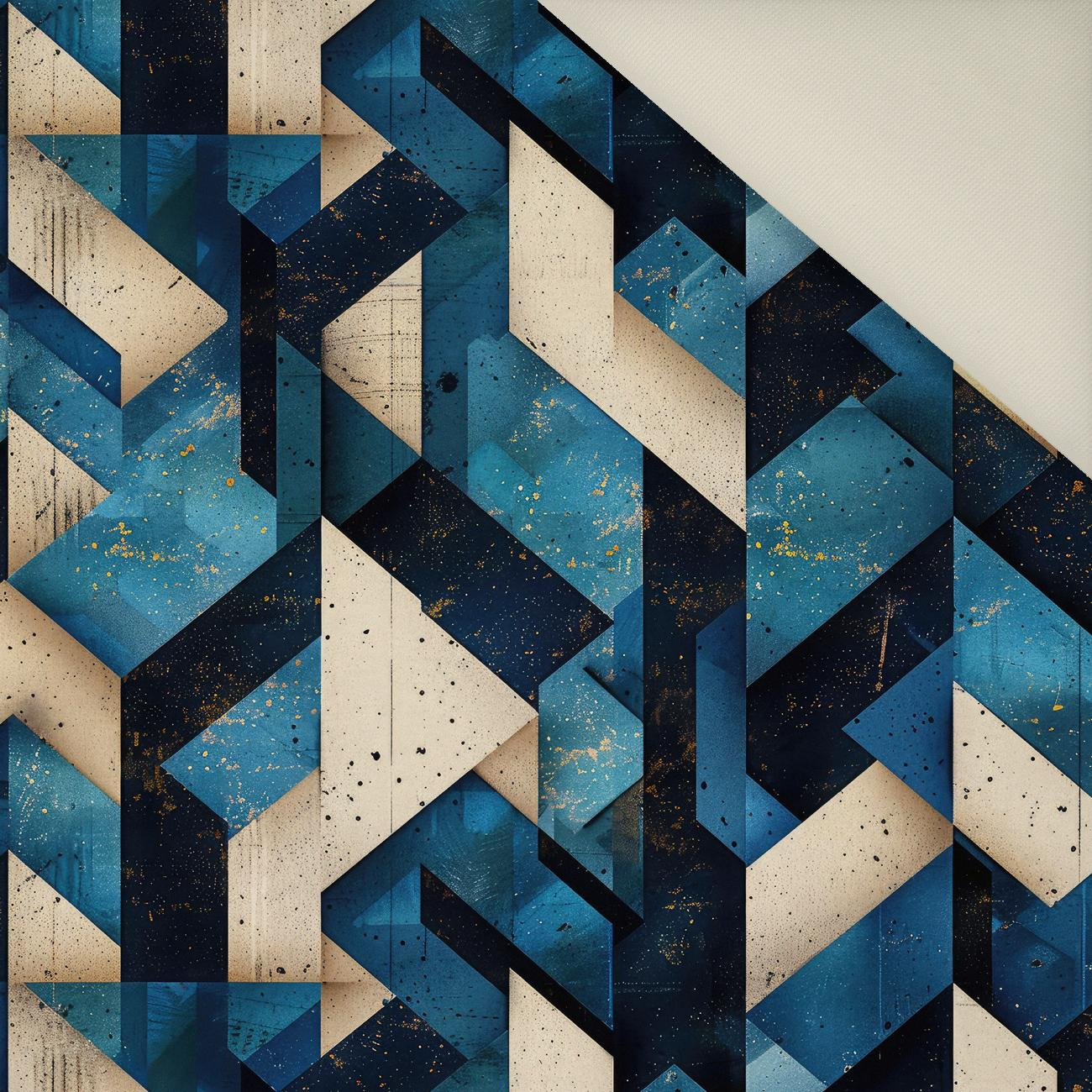 GEOMETRIC WZ. 2- Welur tapicerski