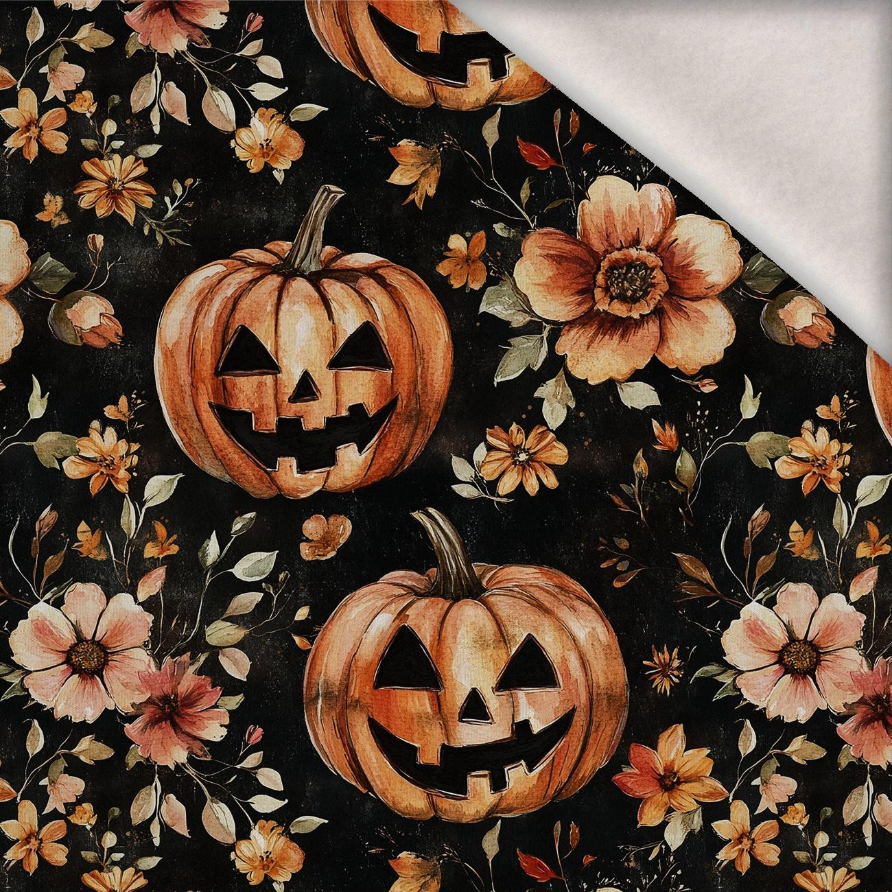 HALLOWEEN WZ. 33 - dzianina drapana z elastanem ITY HALLOWEEN WZ. 33 - dzianina drapana z elastanem ITY