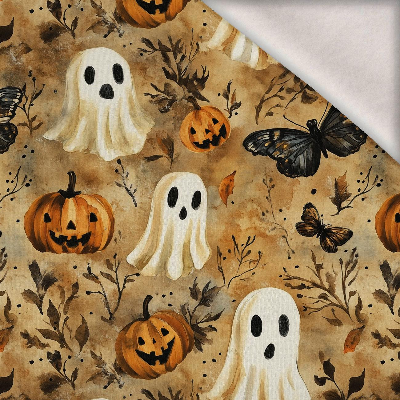 HALLOWEEN WZ. 34 - dzianina drapana z elastanem ITY HALLOWEEN WZ. 34 - dzianina drapana z elastanem ITY