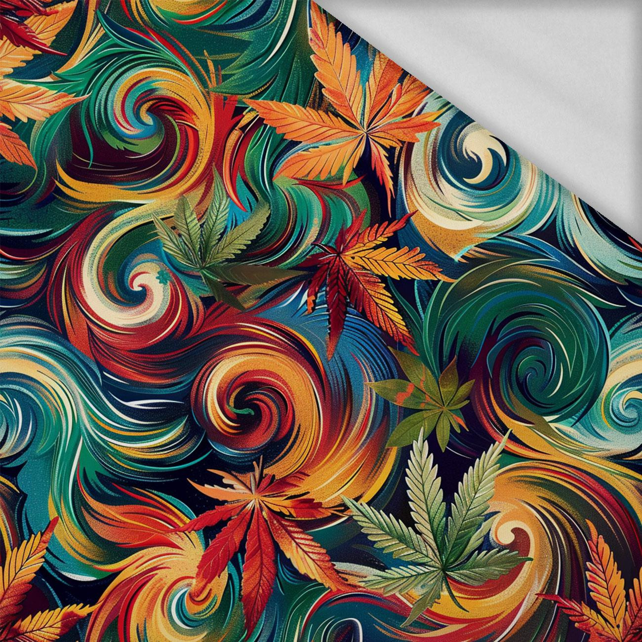 Hemp leaves WZ. 1  - Thermo lycra