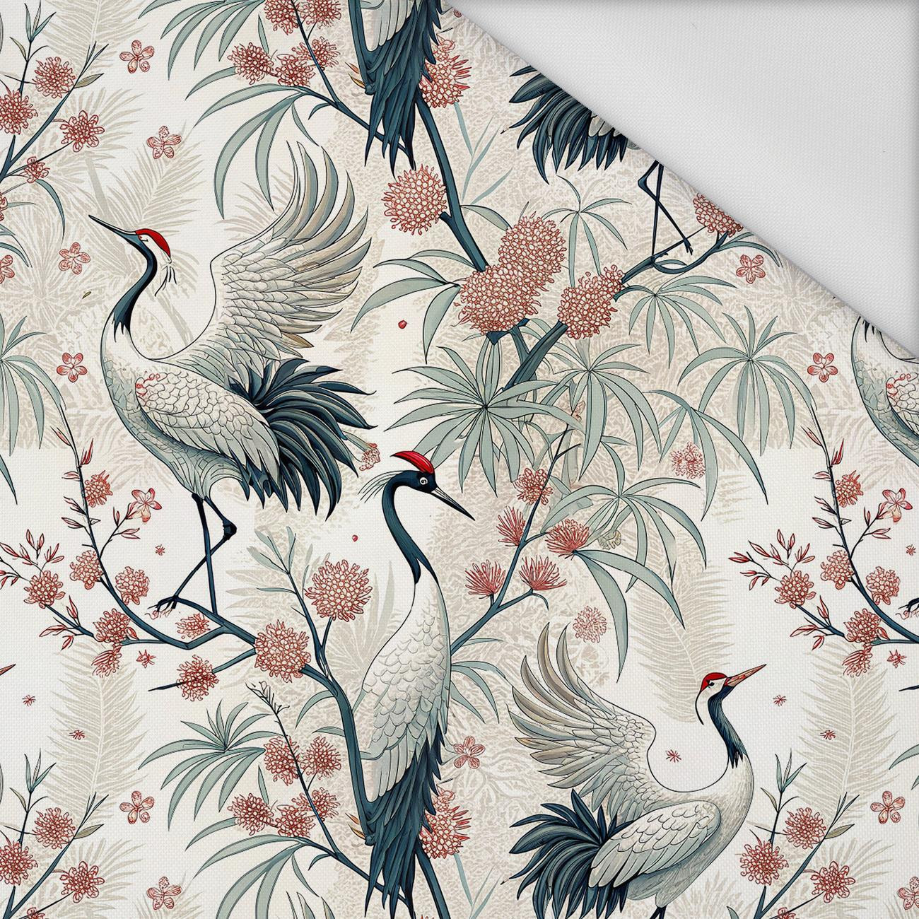 Japanese Garden wz.1 (birds) - tkanina wodoodporna