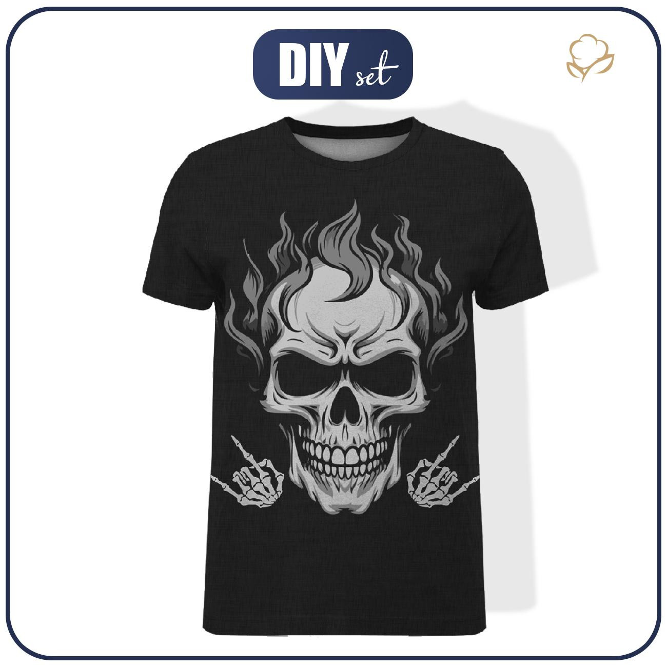 T-SHIRT MĘSKI - METAL WZ. 1 - zestaw do uszycia