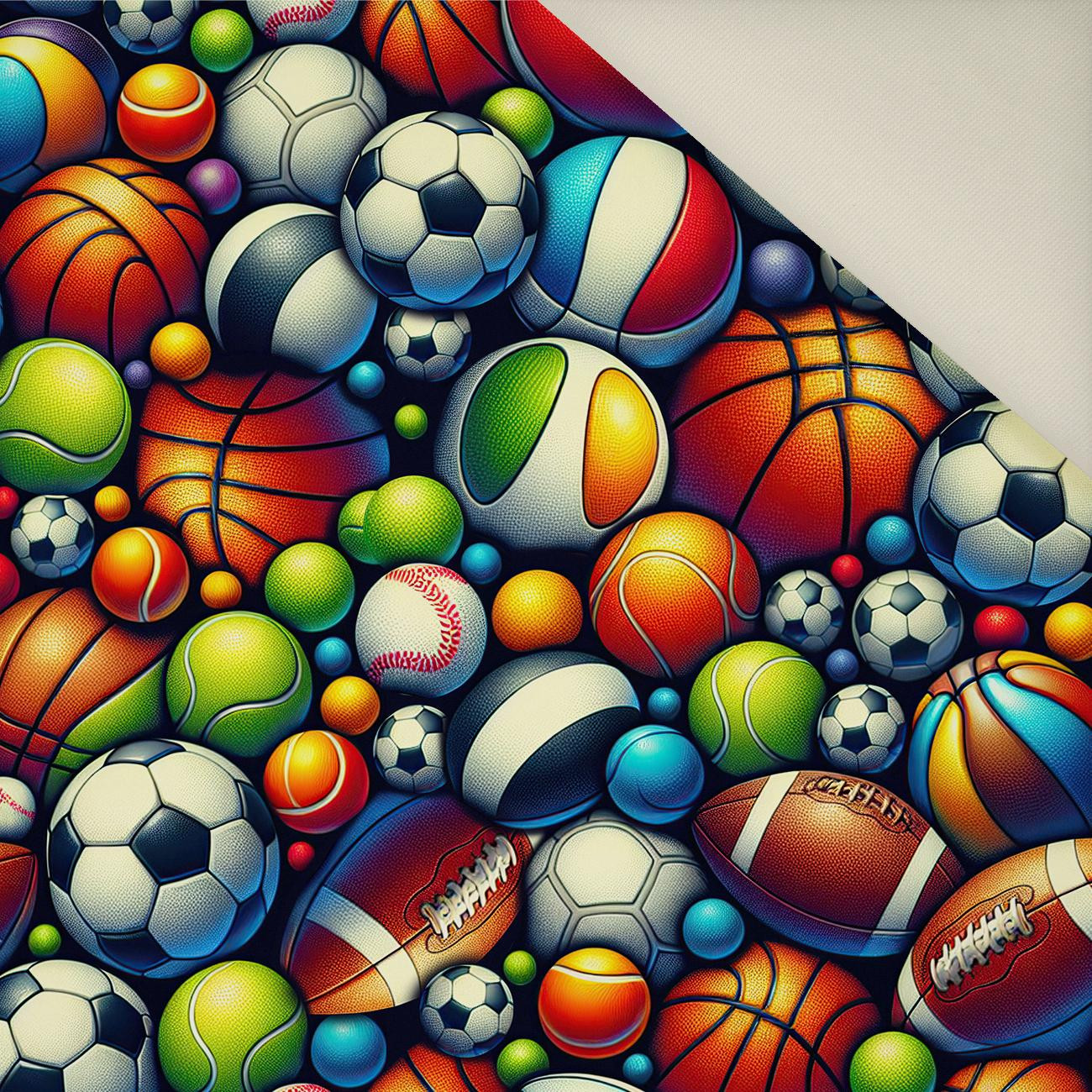 NEON BALLS WZ.1- Welur tapicerski