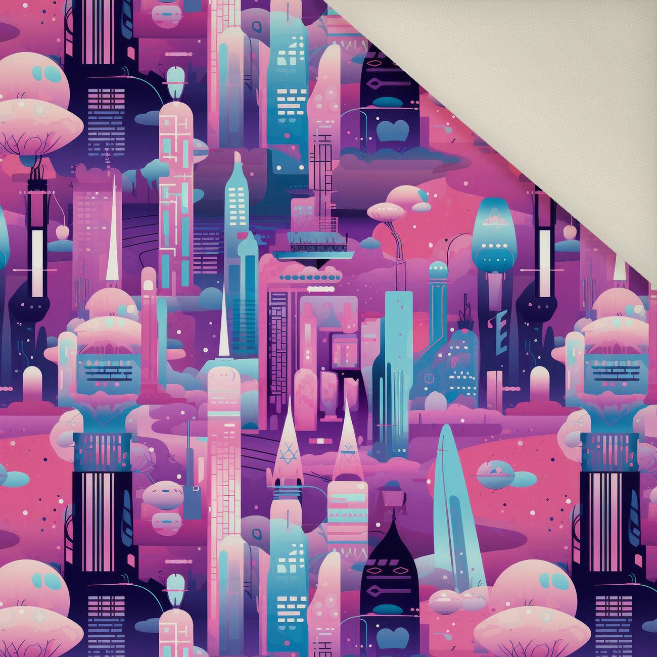 NEON CITY WZ.2- Welur tapicerski