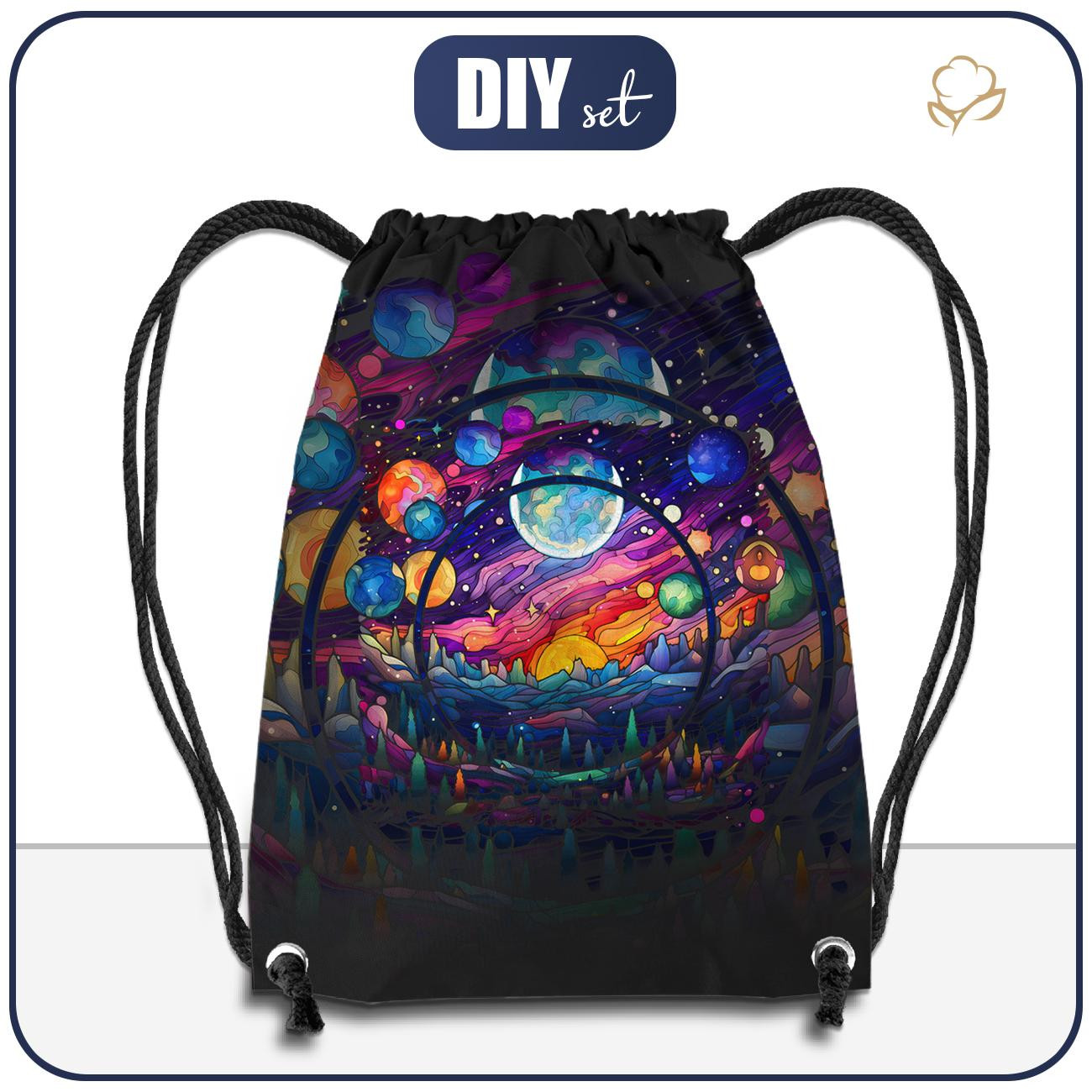 WORKOPLECAK - NEON GALAXY WZ.14 - zestaw do uszycia
