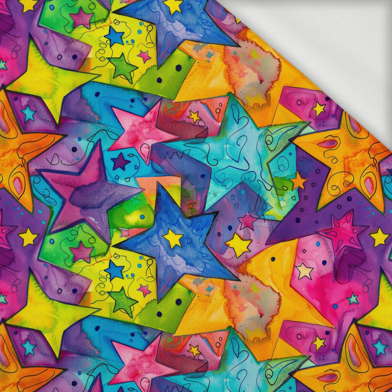 NEON STARS WZ.1 - lekka dzianina drapana