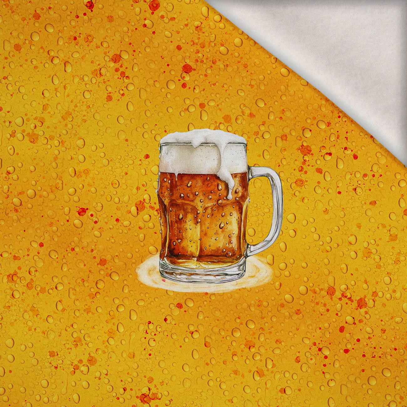 OKTOBERFEST BEER WZ.1 - PANEL (75cm x 80cm) dzianina drapana z elastanem ITY