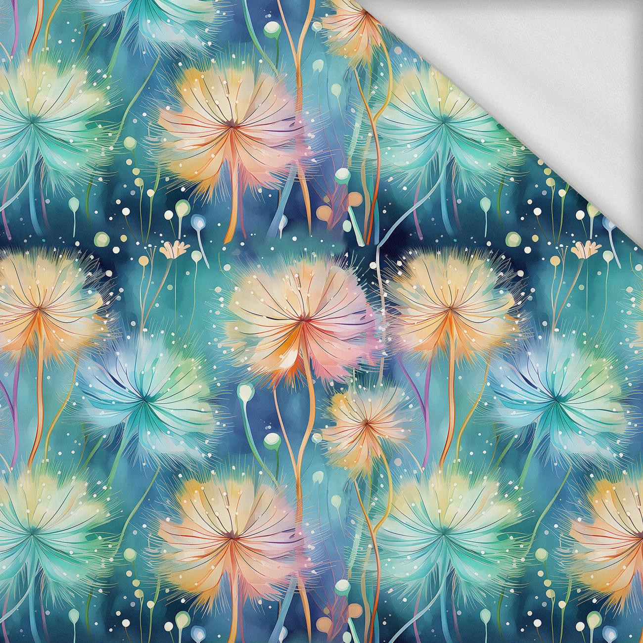 PASTEL FLOWERS WZ.10 - dresówka pętelkowa