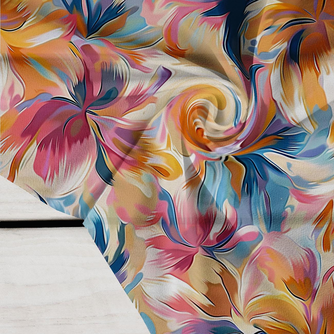 WATERCOLOR FLOWERS wz.8 - Krepa
