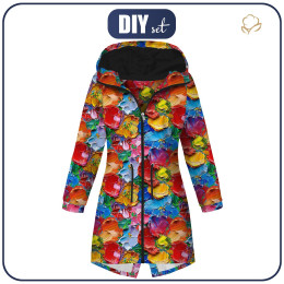 PARKA DAMSKA (ANNA) - ABSTRACTION wz.15 - zestaw do uszycia