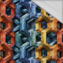 ABSTRACTION WZ.37 - lekka dzianina drapana