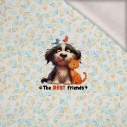 ANIMALS CUTE wz.3 - panel (60cm x 50cm) dzianina drapana z elastanem ITY