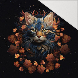 ANIMALS MANDALA wz.3 (CAT) - panel (75cm x 80cm)  Hydrofobowa dzianina drapana 