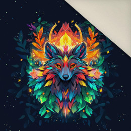 ANIMALS MANDALA wz.4 - panel (60cm x 50cm) - Welur tapicerski