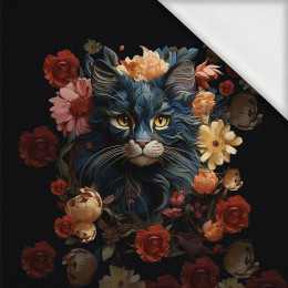 ANIMALS MANDALA wz.7 - PANEL (60cm x 50cm) dzianina pętelkowa z elastanem ITY