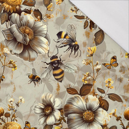 BEES & FLOWERS - single jersey 